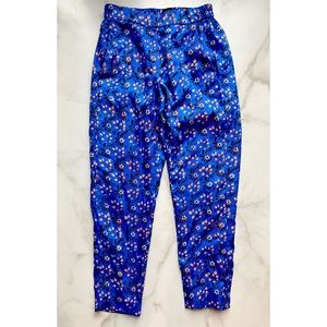 JCrew Satin Floral Pants